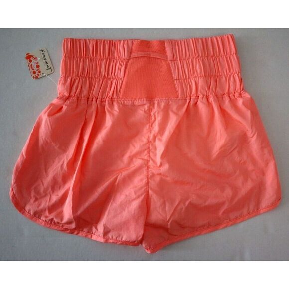 Free People Movement OB1128291 Women's Sz S Papaya Pink The Way Home Shorts - Picture 2 of 10